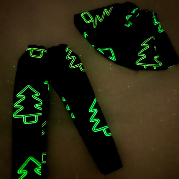 Glow in the dark elf pants or skirts, help elf stand out this season!