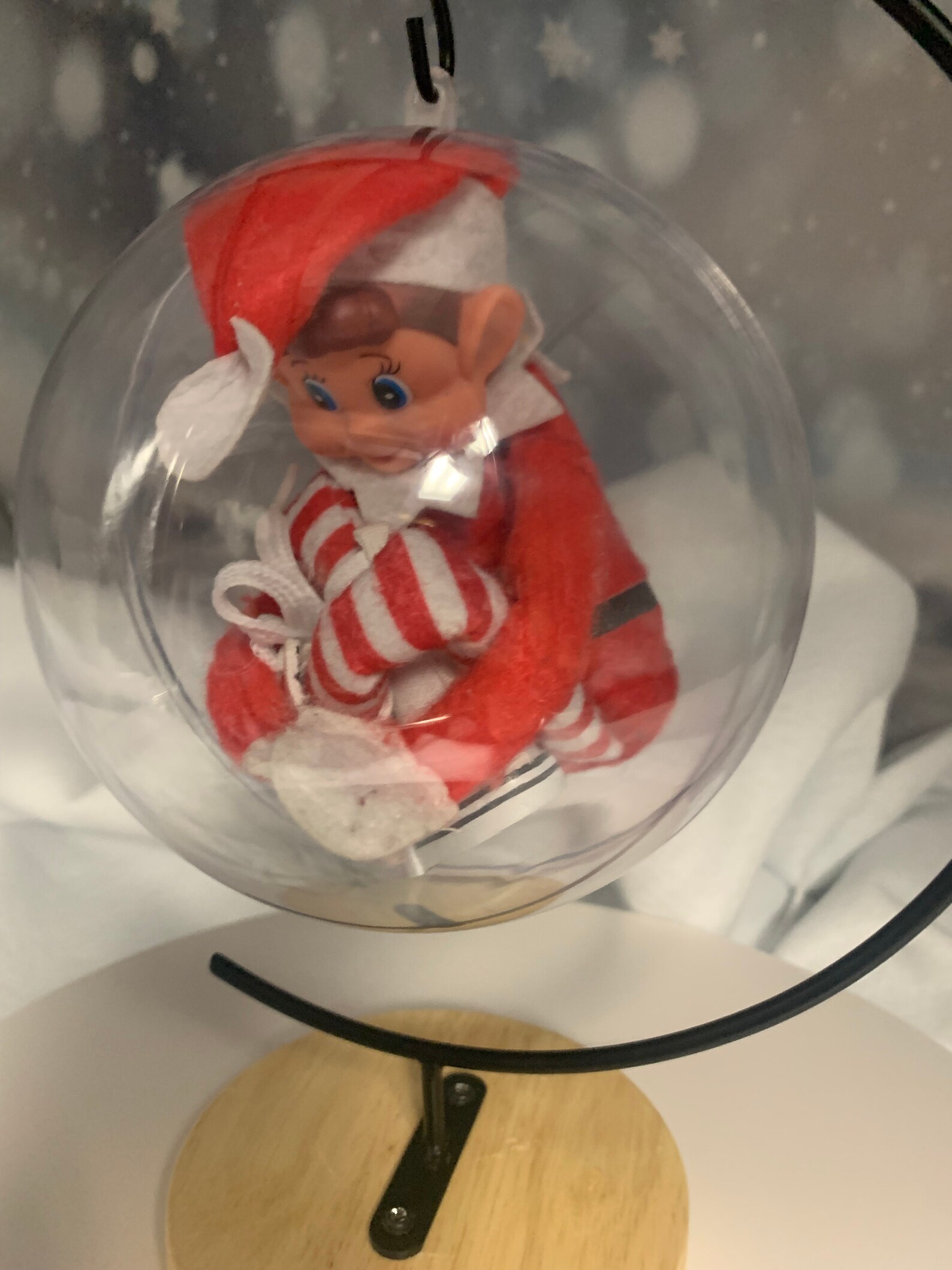 Large Ornament for Elf Clear Ornament Elf Props Elf Etsy