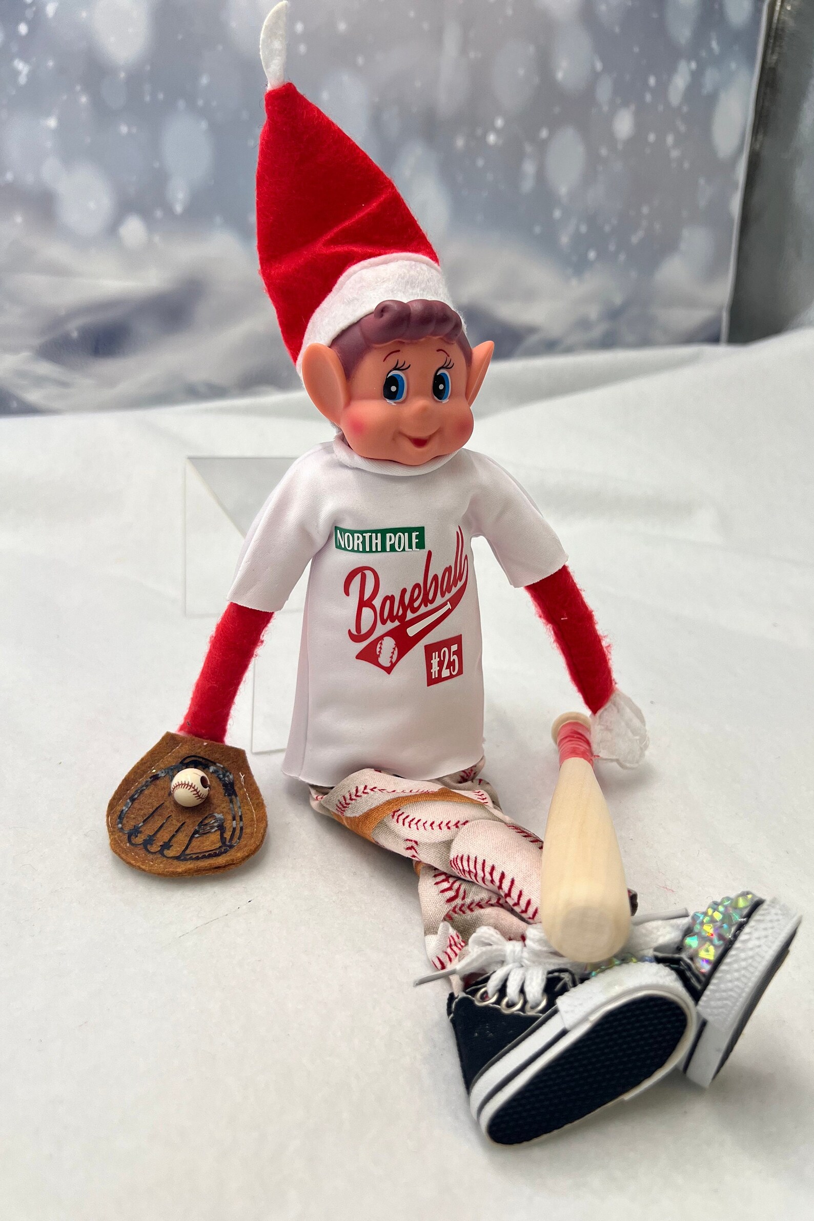 Elf Baseball Set Shirt Pants Bat Glove and Ball to - Etsy