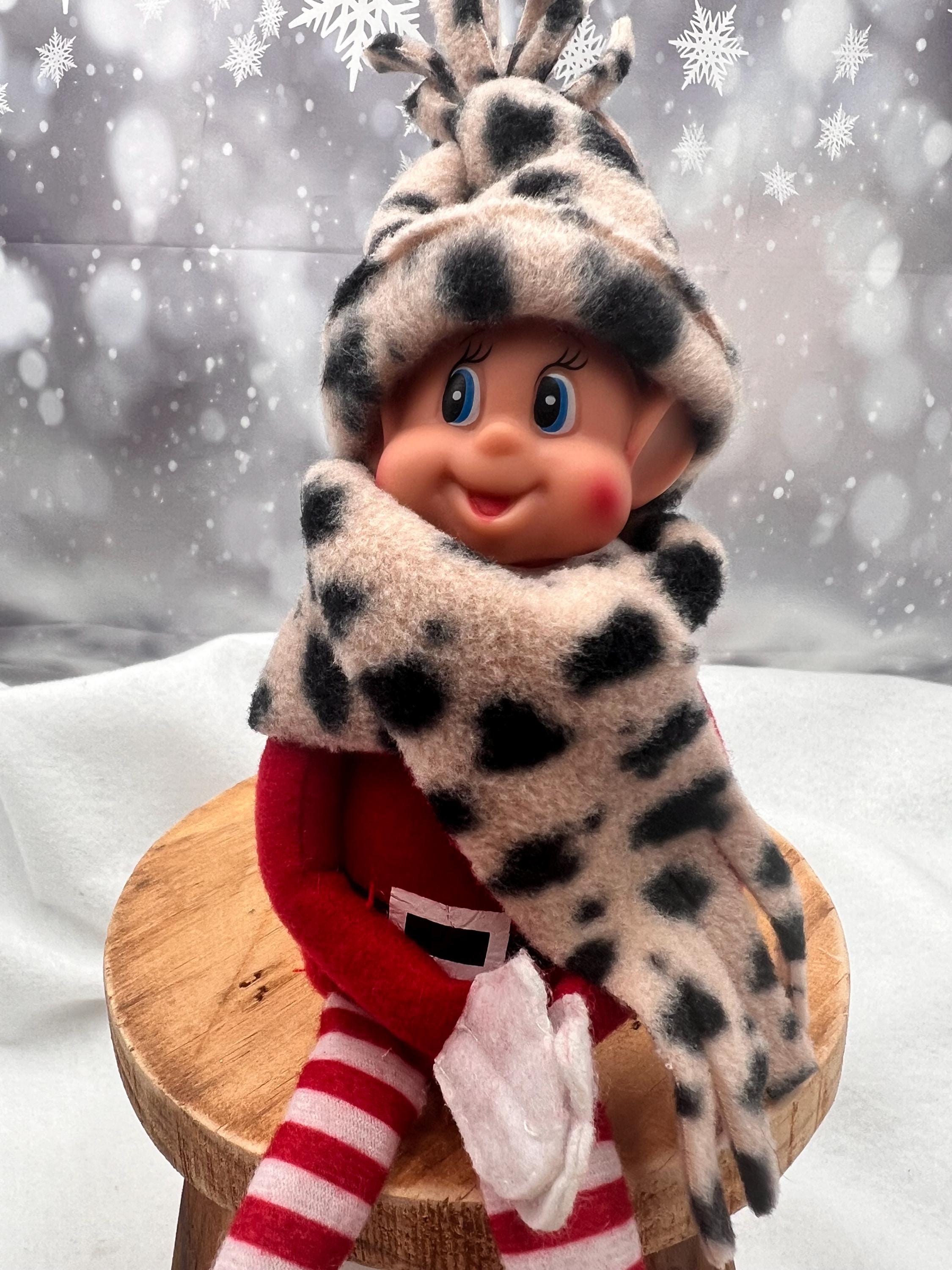 Fleece Elf Hat and Scarf Set, for 12 Inch Christmas Elf - Etsy display picture 1