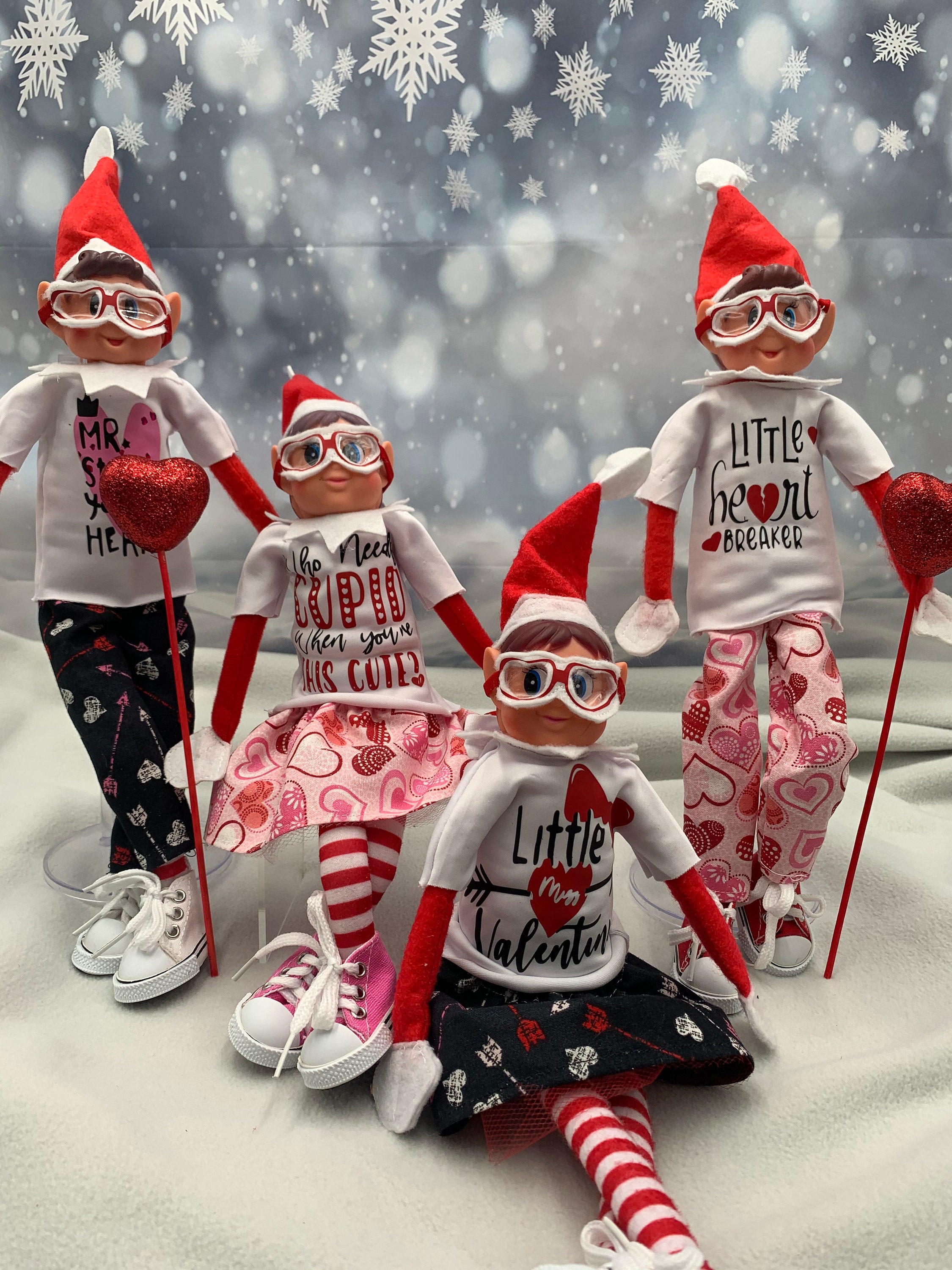 Elf costume Valentines Day Elf valentine shirt elf Etsy