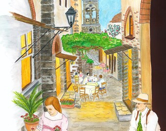 DAUGHTER'S DAY - Watercolor Art Print/Giclée Reproduction - Wall Art
