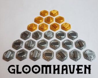 Gloomhaven / Frosthaven hex base for monsters – hex dial monster base – (stand – support) - 3d token