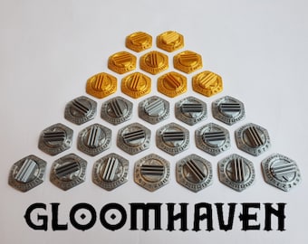 Gloomhaven / Frosthaven hex base for monsters – hex dial monster base – (stand – support) - 3d token