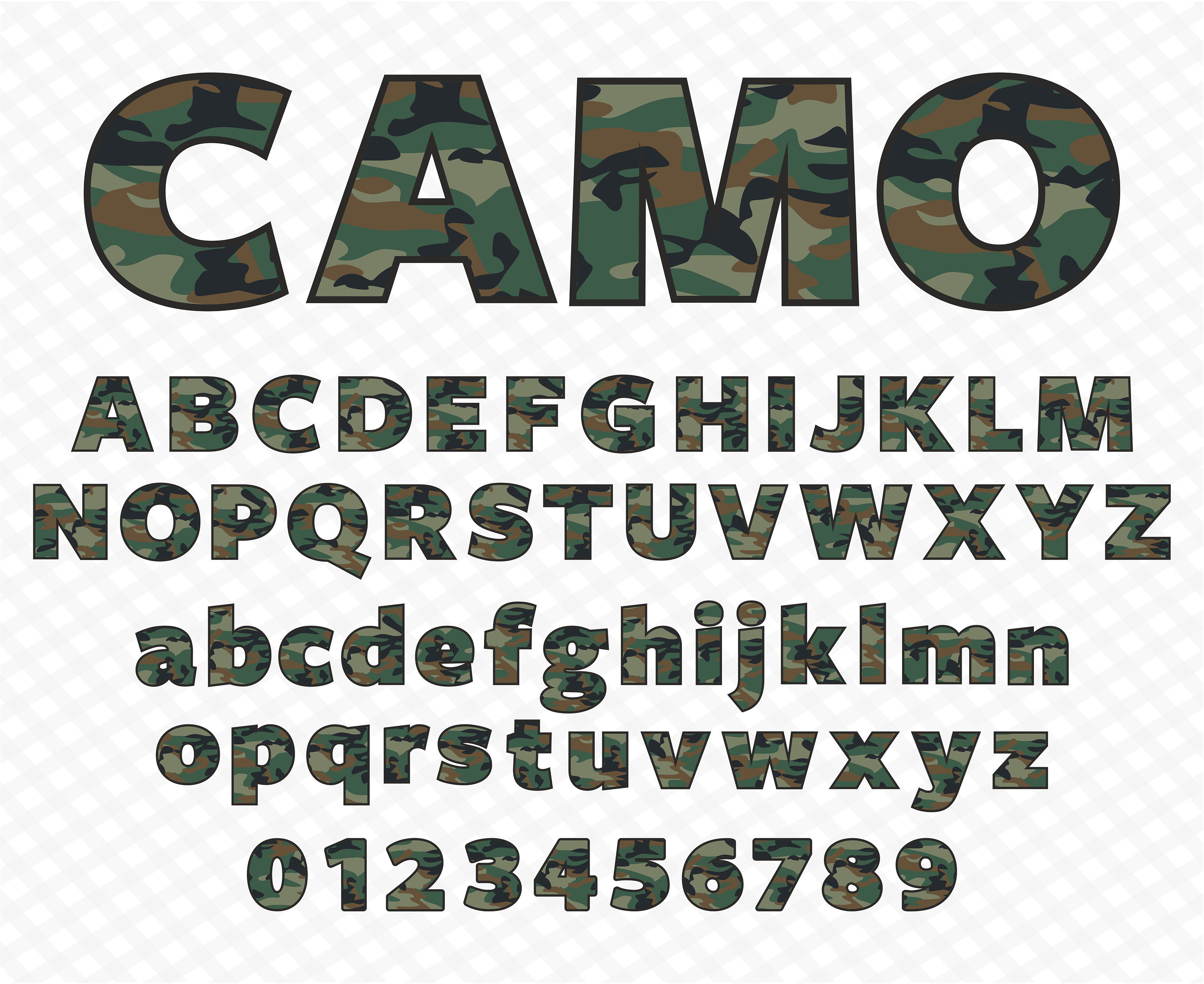 Camo Font