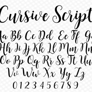 Wedding Font Cursive Font Ttf Svg Samantha Cursive Font For Cricut Wedding Cursive Font Calligraphy Font Monogram Font Invite Font Digital