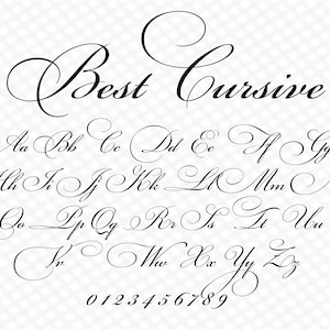 Wedding Font Cursive Font Wedding Script Wedding Cursive Font Calligraphy Font Monogram Font Invite Font Digital Font Cursive Font Style