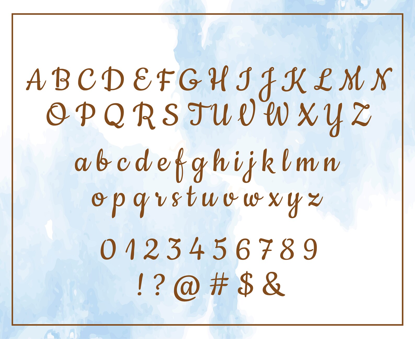 Cookie Font Cursive Font Calligraphy Font Monogram Font Invite Etsy