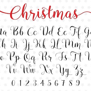 Bundle Christmas Fonts TTF SVG PNG Christmas Fonts for Cricut - Etsy