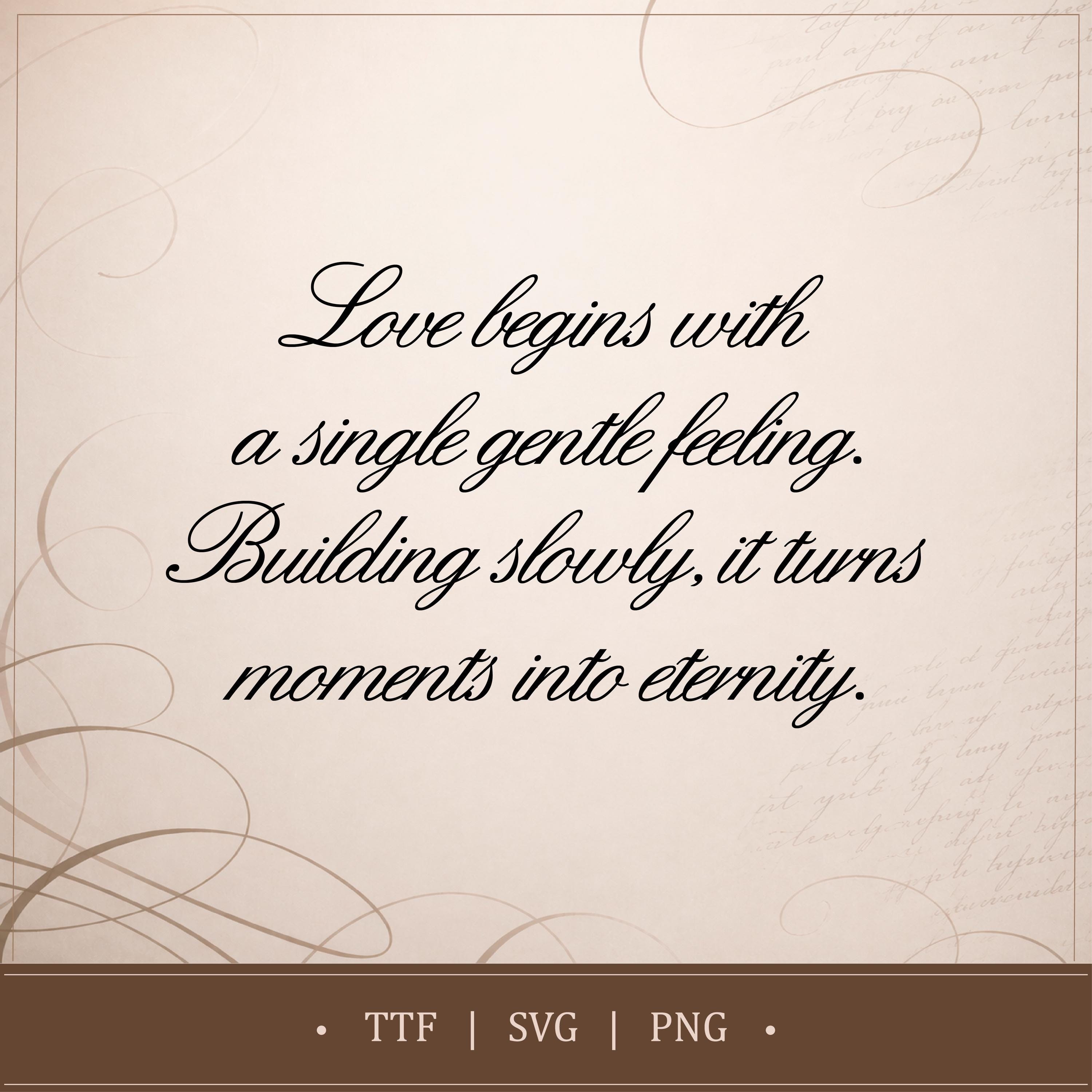 Cursive Font Calligraphy Font Script Font Wedding Font Elegant Font ...