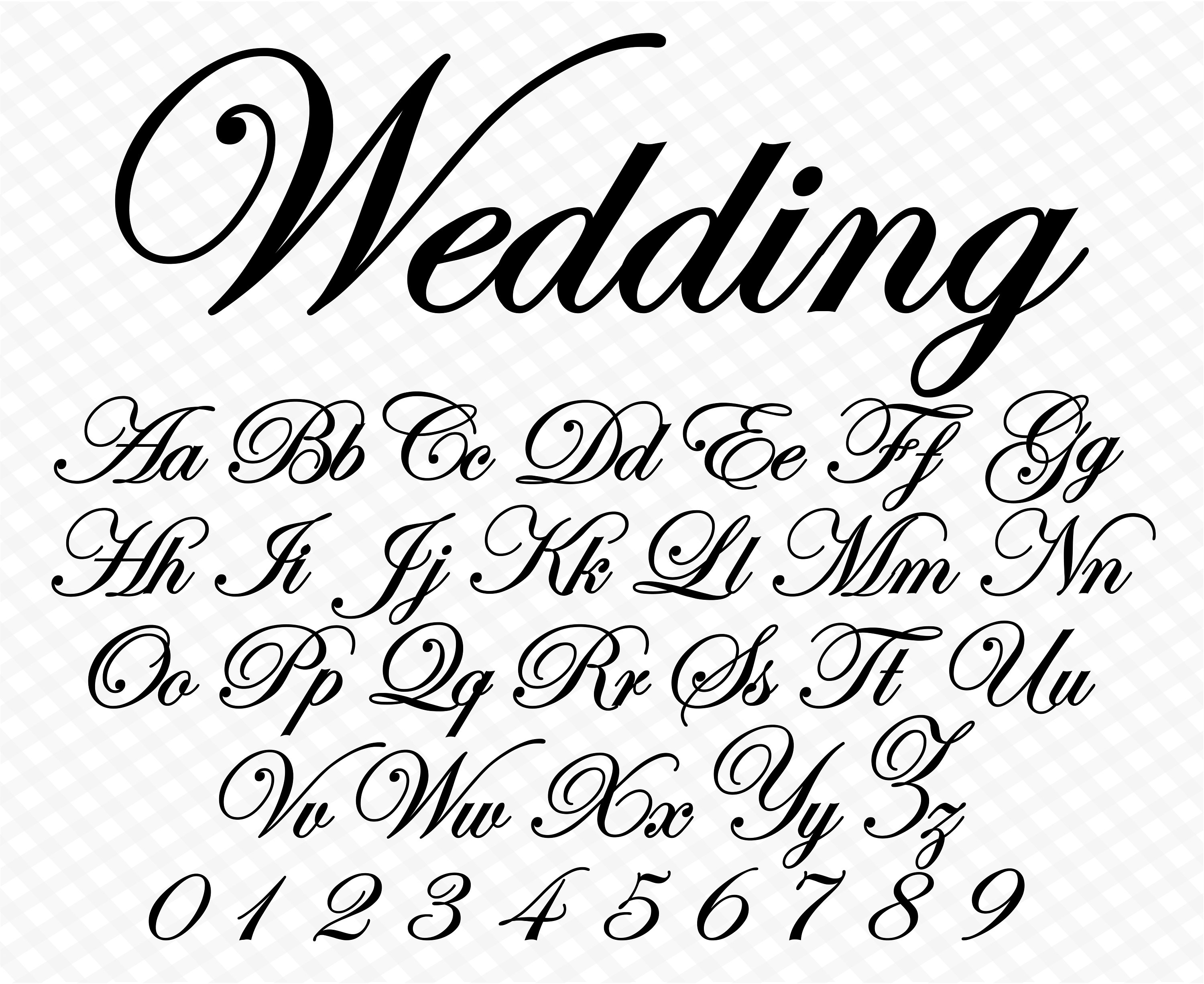 Cursive Font Wedding Font Vintage Cursive Font Lovely Font Old - Etsy ...