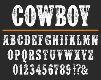 Western Font Wild West Font Old West Font Western Font Styles Cowboy Fonts Old Western Font Cowboy Western Font Western Script Country Font