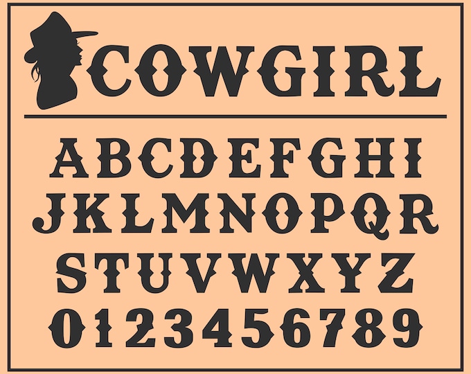 Western Font Wild West Font Old West Font Western Font Styles Cowboy ...