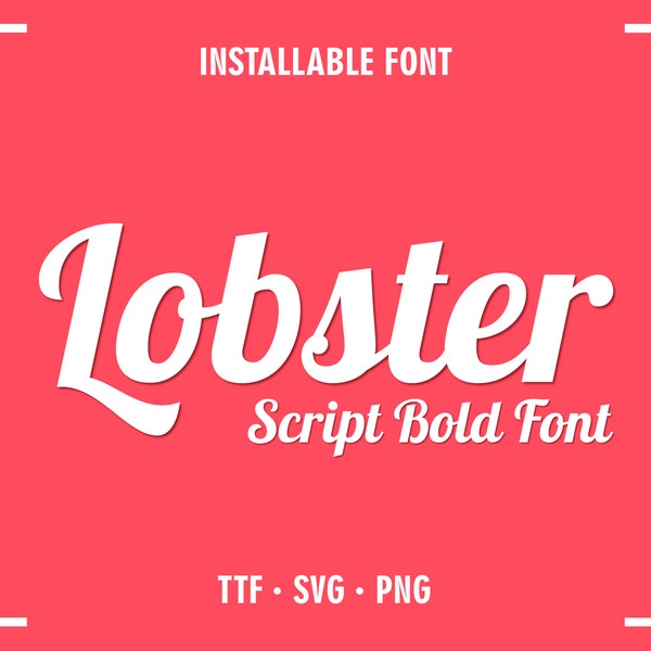 Lobster Font Cursive Font Wedding Font Cursive Font For Cricut Wedding Cursive Font Calligraphy Font Monogram Font Invite Font Digital
