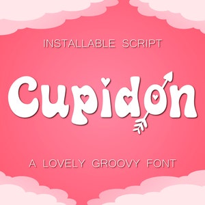 Cupidon フォント バレンタインデーフォント 泡立つフォント バレンタインフォント ハートフォント ハートフォントシンボル かわいいハートフォント 泡立つフォント ハート付き ラブフォント