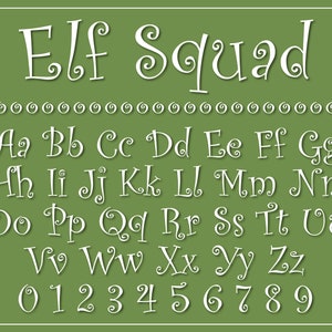 Curly Font Elf Font Curly Cursive Font Curly Script Font Curly Font Alphabet Christmas Elf Font Farmhouse Font Curly Font Svg For Cricut