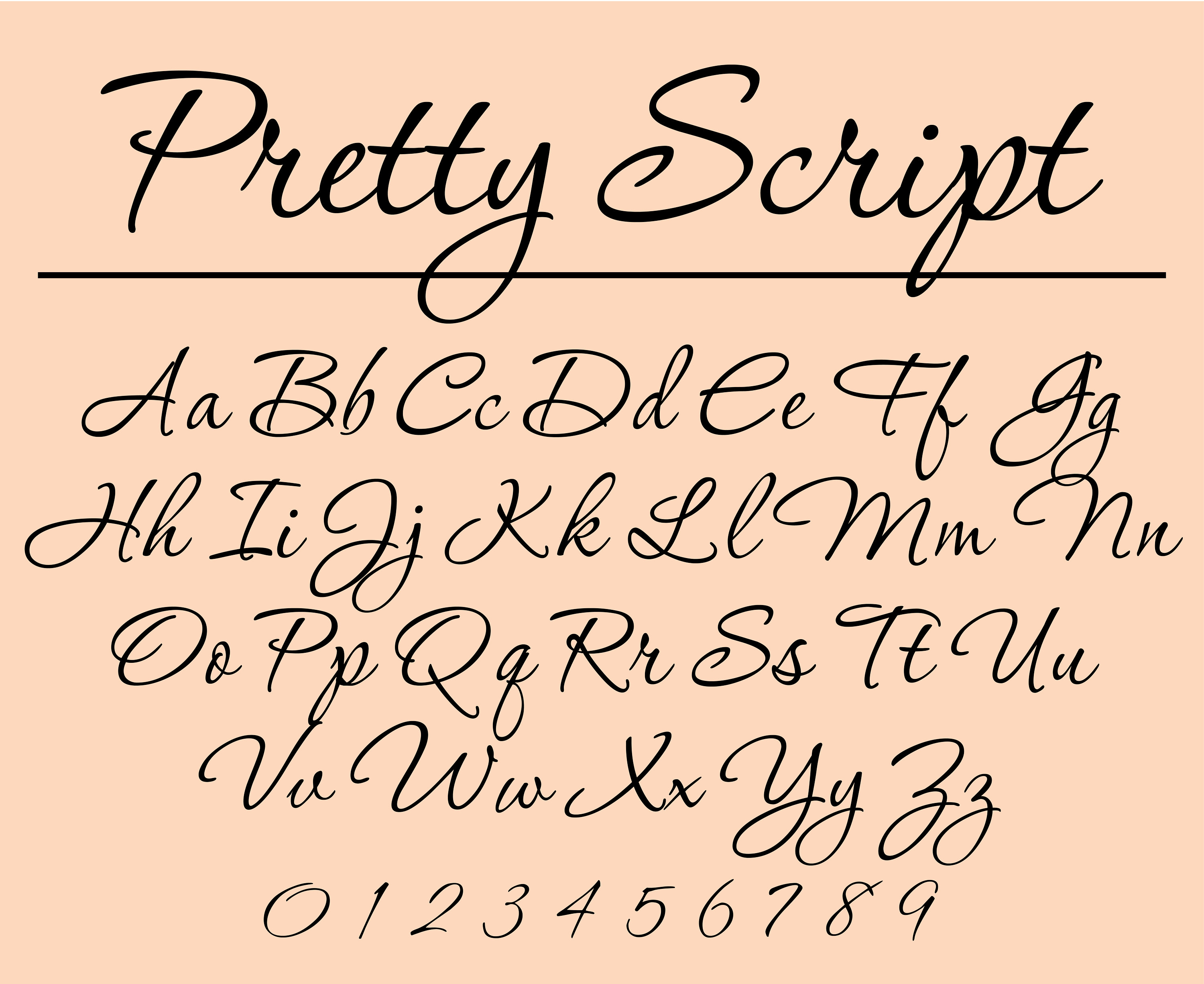 Cursive Font Wedding Font Cursive Letters Font Invite Font 40 OFF