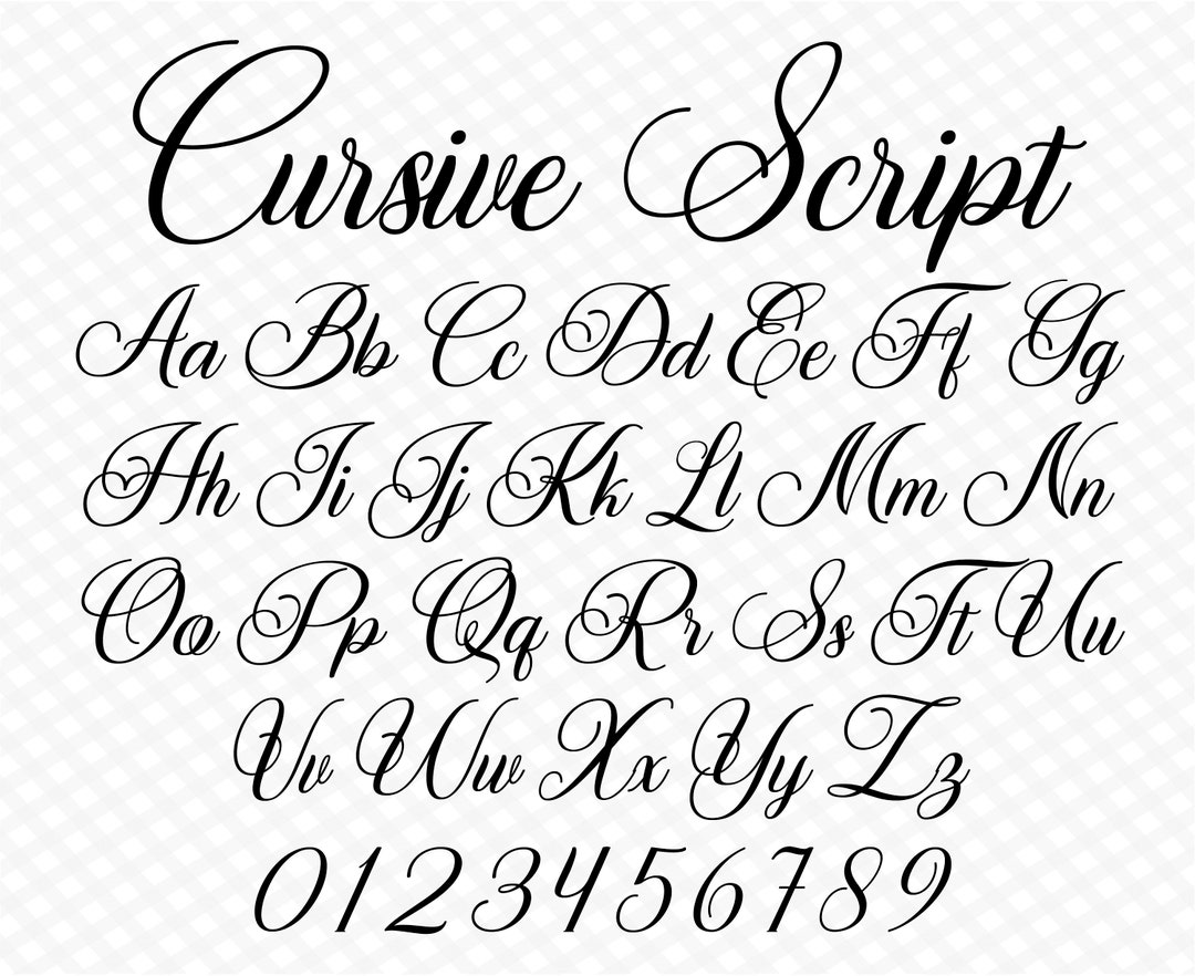Cursive Font Invite Font Wedding Script Wedding Cursive Font ...