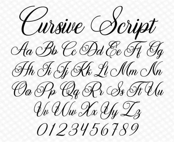 Cursive Font Invite Font Wedding Script Wedding Cursive Font - Etsy ...