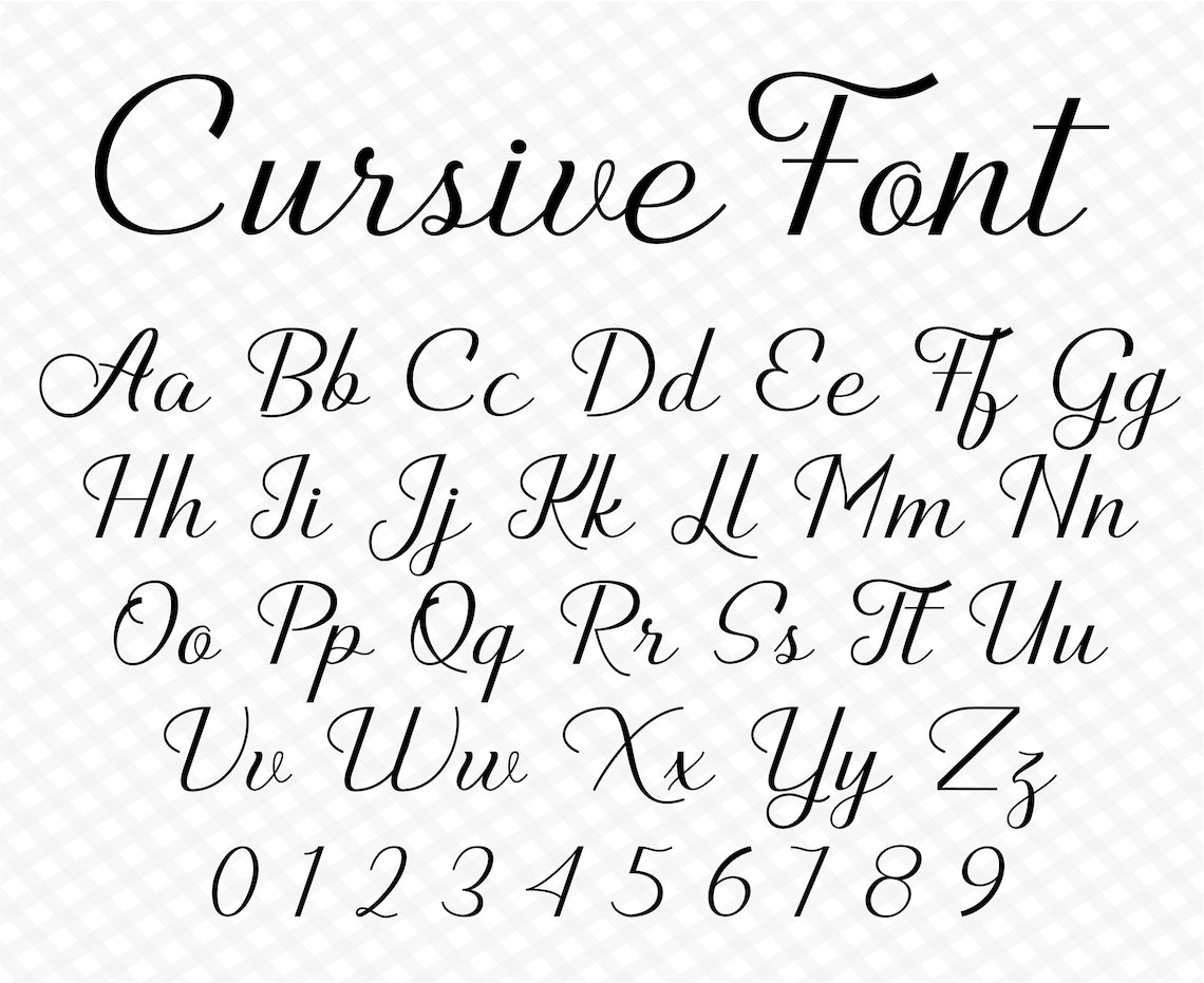 Cursive Font Invite Font Elegant Font Wedding Script Wedding - Etsy