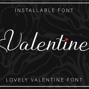 Carattere di San Valentino Carattere di amore Carattere di San Valentino Carattere di cuore Carattere di matrimonio Carattere di San Valentino felice Carattere di Cricut Carattere di script adorabile Carattere corsivo