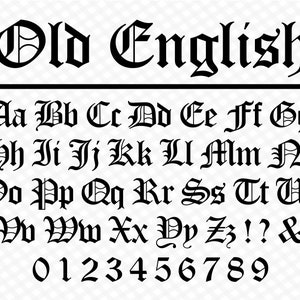 Alte englische Schrift Keltische Schrift Zeitungsschrift Alte englische Kalligrafie Schriftart Gothic Schrift Alte englische Schrift Keltische Schriftart