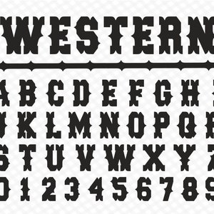 Western Font Wild West Font Old West Font Western Font Estilos de fuente Cowboy Fuente Western Monogram Whisky Font Western Font TTF Cowboy Western Font