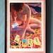 Jonnie Reads My Tarot - fine art print.  gay art, lgbtq art, queer art, contemporary painting, tarot, queer prints, gay artwork 