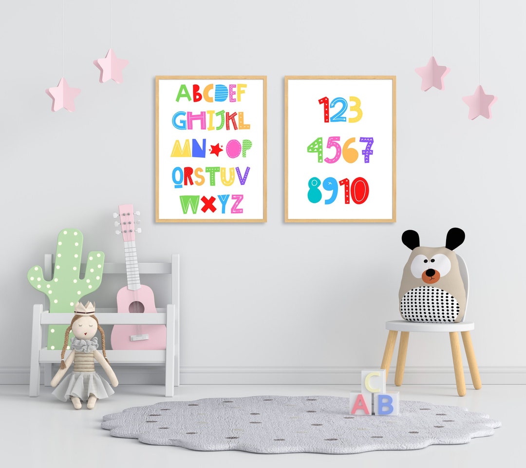 Nursery Set of 2, Printable Posters for Kids, NURSERY PRINTS, Nursery ...