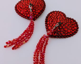Red heart nipples