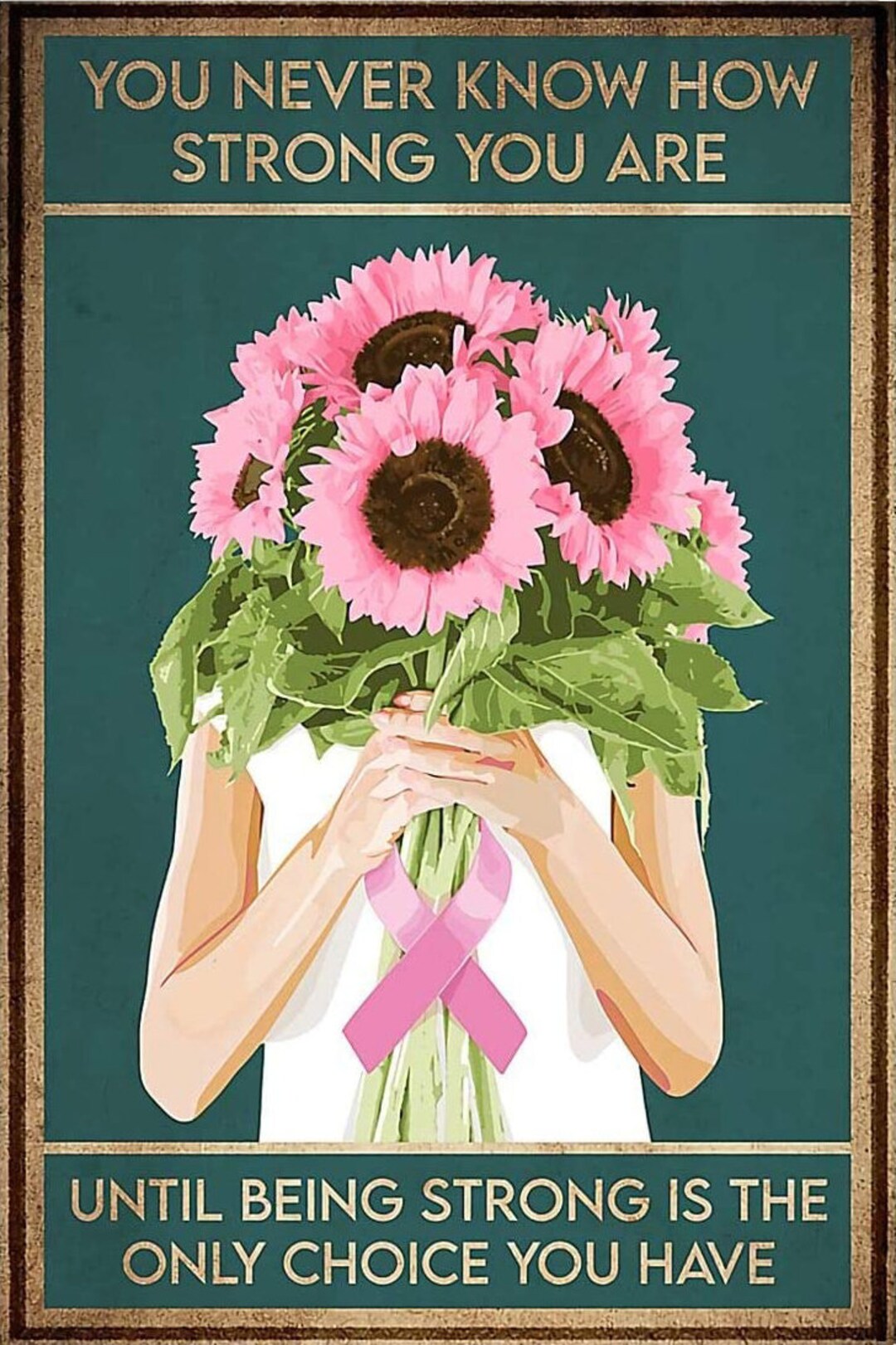 Breast Cancer Awareness Strong is the Only Choice on Birthday - Etsy
