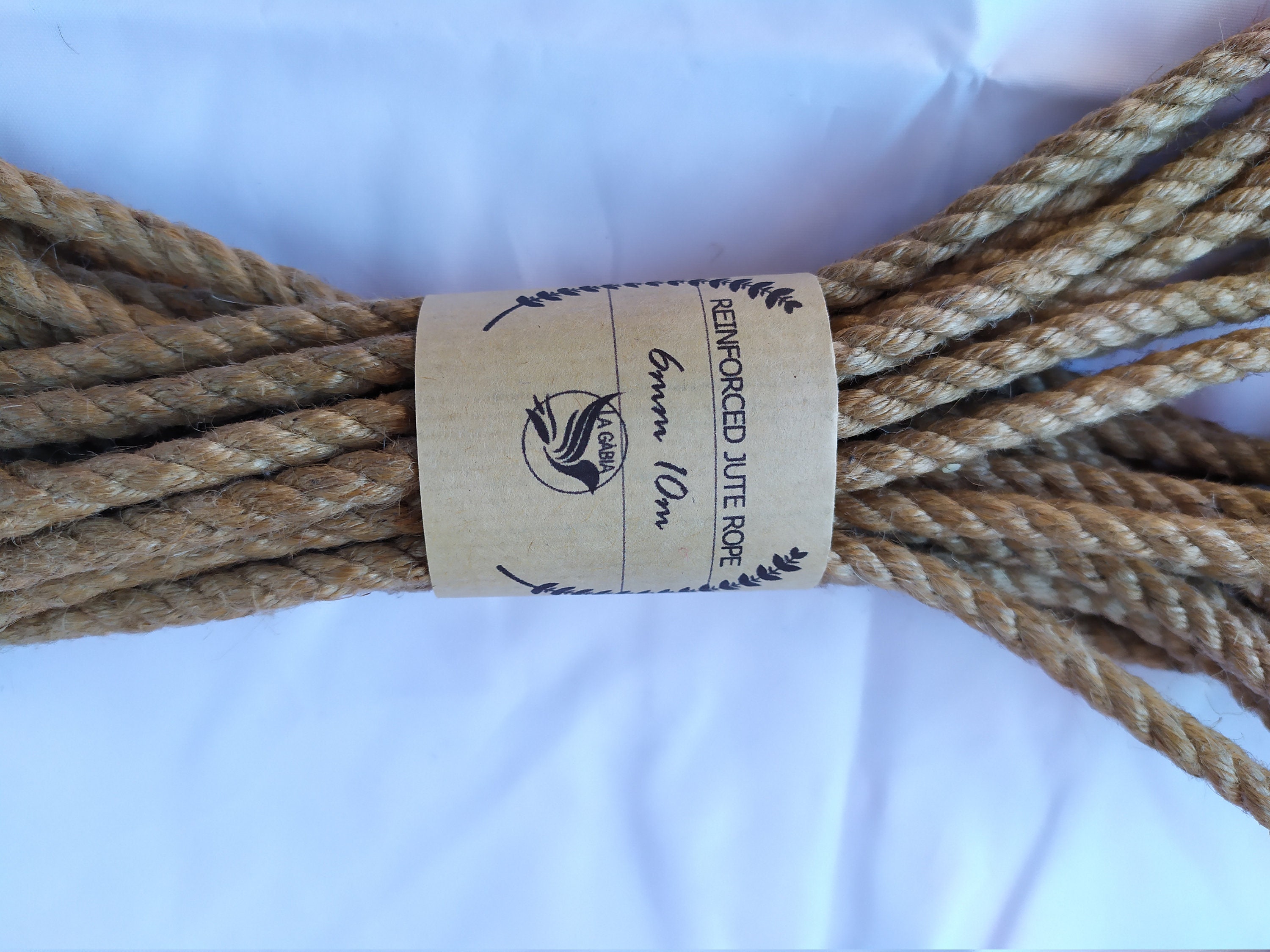 Reinforced Jute Rope 6mm 