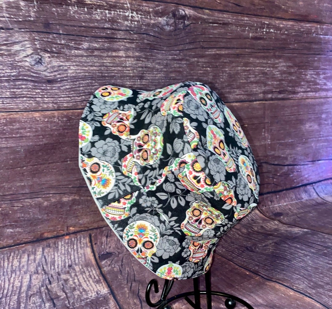Skull & Roses Bucket Hat - Etsy