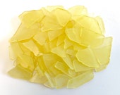 Sea Glass Ocean Beach Mix Light Yellow Bulk Tumbled Glass