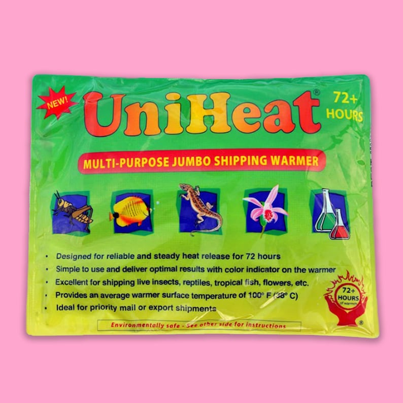HEAT PACK for Shipping Plants Uniheat 72 Hour heat pack ADD Etsy