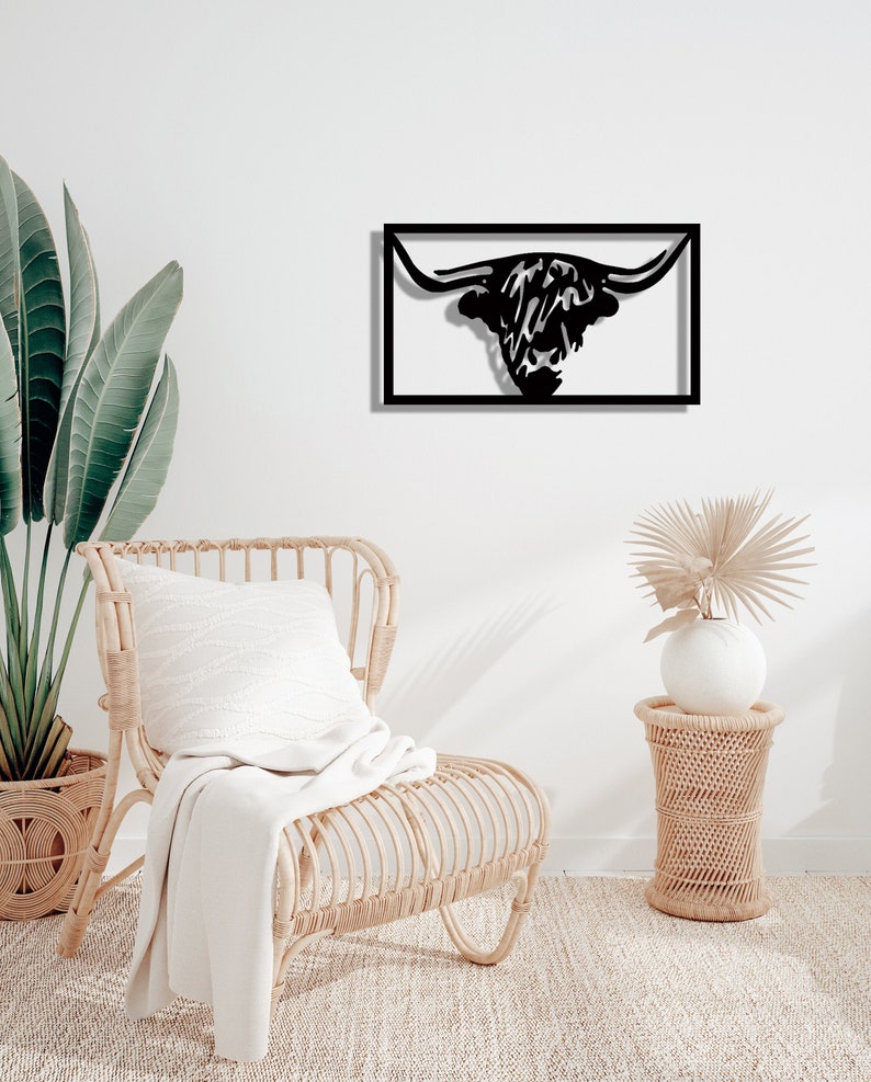 Scottish Highland Cow Metal Wall Art COW Metal wall Art Cow Etsy