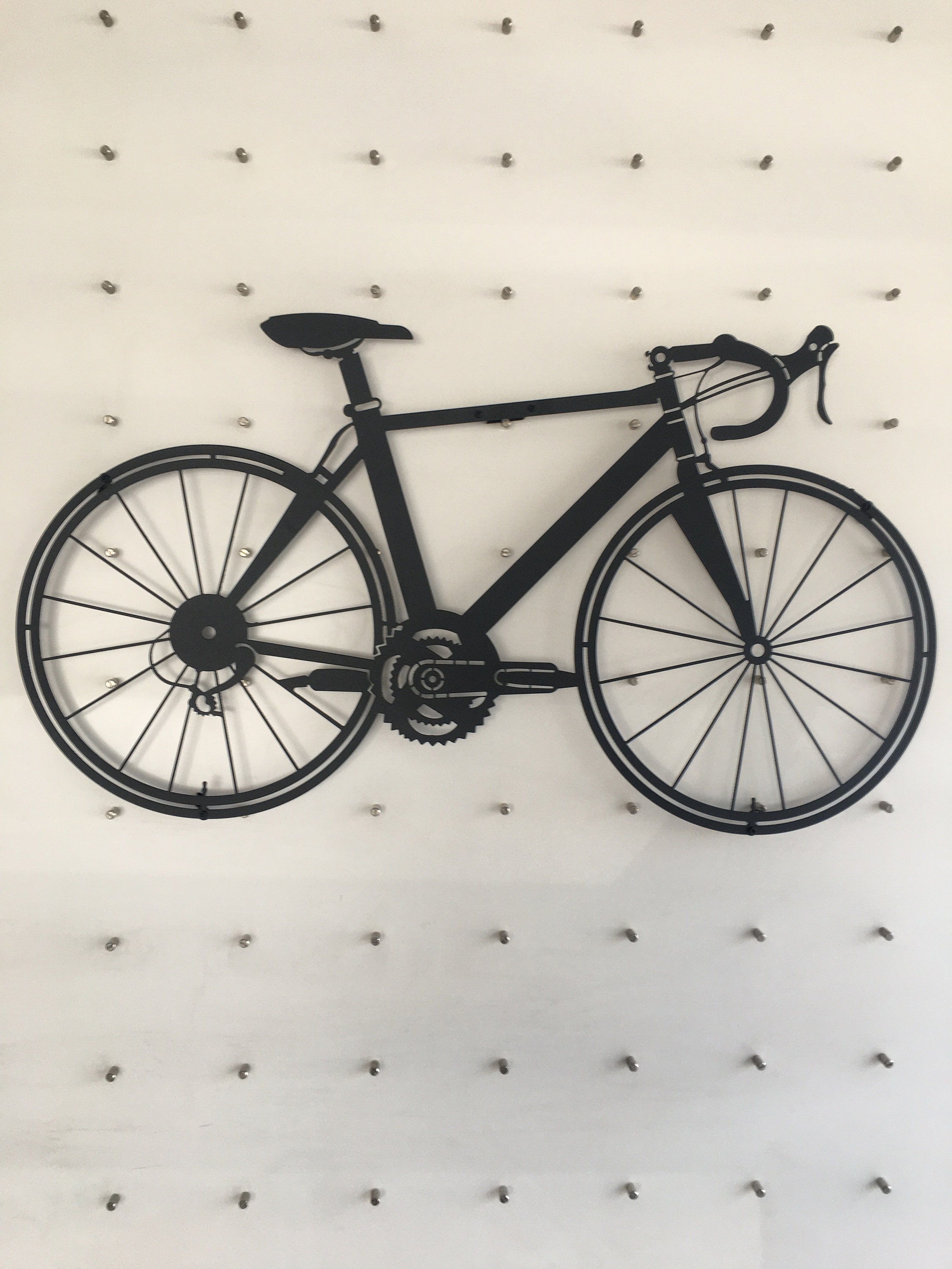 Metal Bicycle Wall Art / Metal Wall Hanging / Bicycle Decor / Etsy