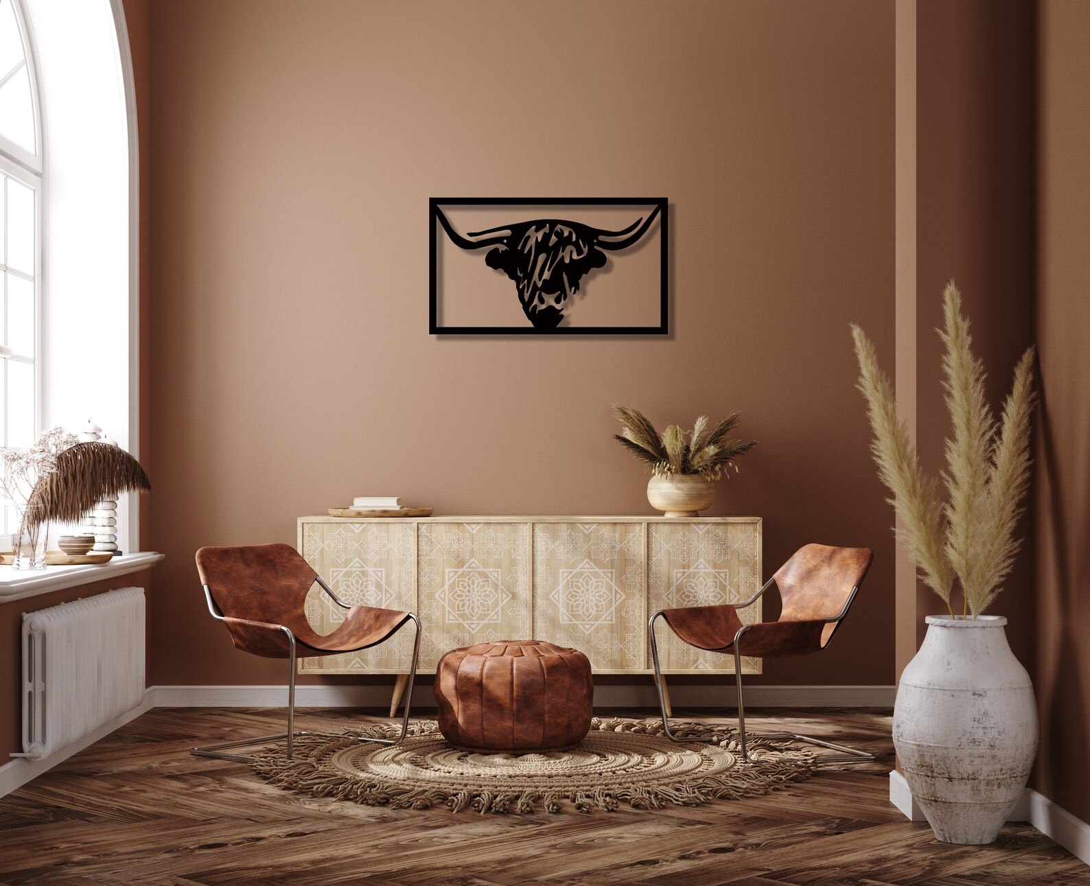 Scottish Highland Cow Metal Wall Art COW Metal wall Art Cow Etsy