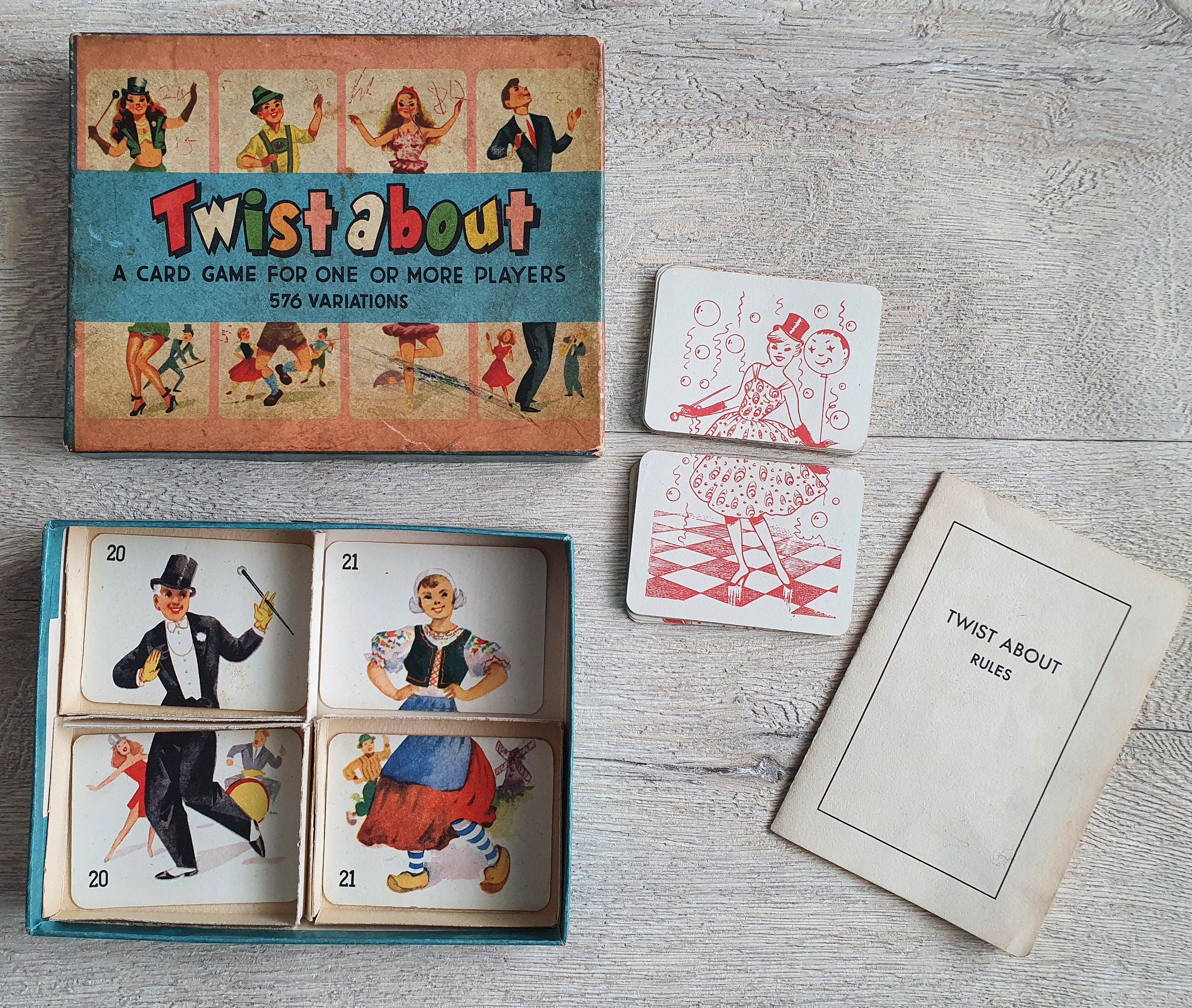 Game Vintage Card Game twist About Complete 