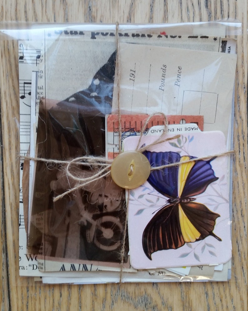 Vintage Paper Ephemera Collection 20 pieces Mixed Media Etsy