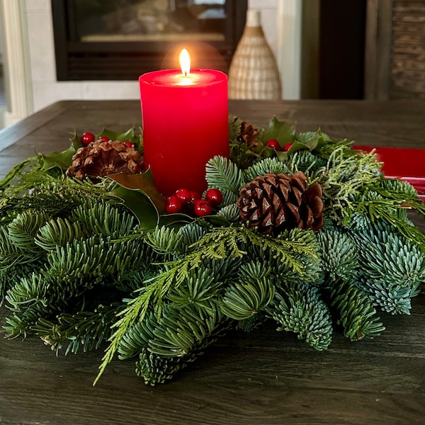 Christmas Centerpiece for Dining Table Etsy