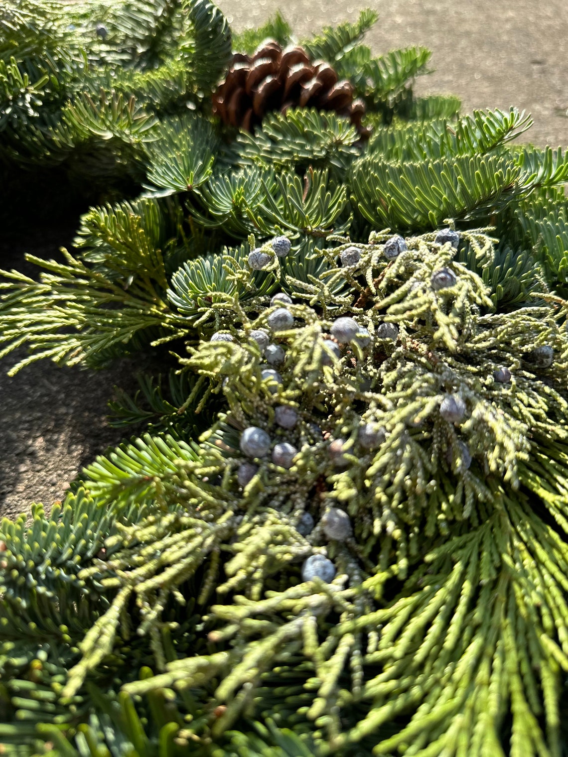 Traditional Fresh Christmas Wreaths From Oregon Real Etsy
