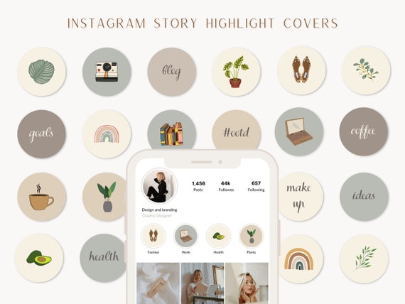 Instagram Story Highlight Icons Instagram Highlight Covers - Etsy