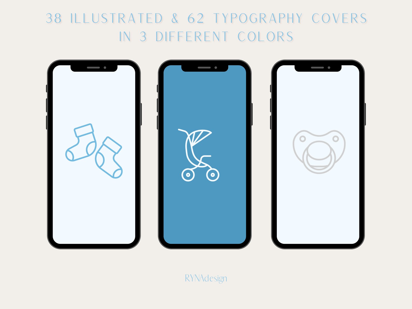 Baby Blue Instagram Highlight Covers Motherhood Instagram Etsy