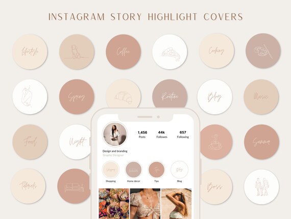 Instagram Highlight Icons Soft Aesthetics Instagram Story - Etsy