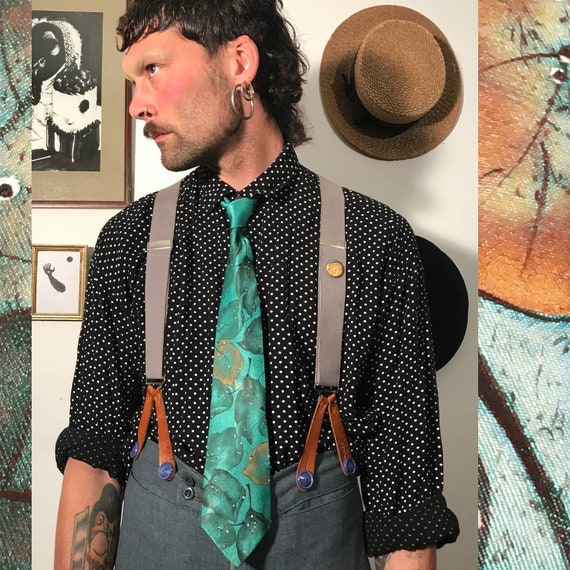 Hand Drawn Silk Tie