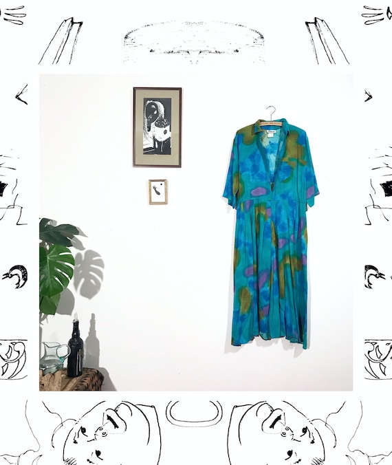 Abstract Vintage Jumpsuit
