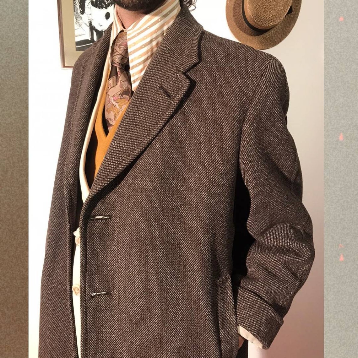 Tailored Wool Coat. Hector Powe Etsy