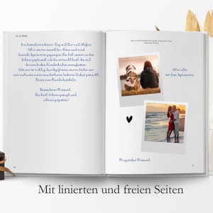 Familientagebuch Familienchronik Personalisiertes Geschenkbuch mit dem Namen der Familie und Familienmitglieder in Gold & Schwarz A4 image 3