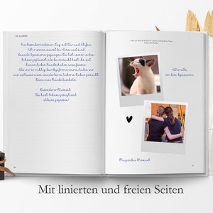 Familientagebuch Familienchronik Personalisiertes Geschenkbuch mit dem Namen der Familie und Familienmitglieder in Gold & Schwarz A4 image 5